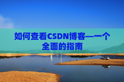如何查看CSDN博客—一个全面的指南